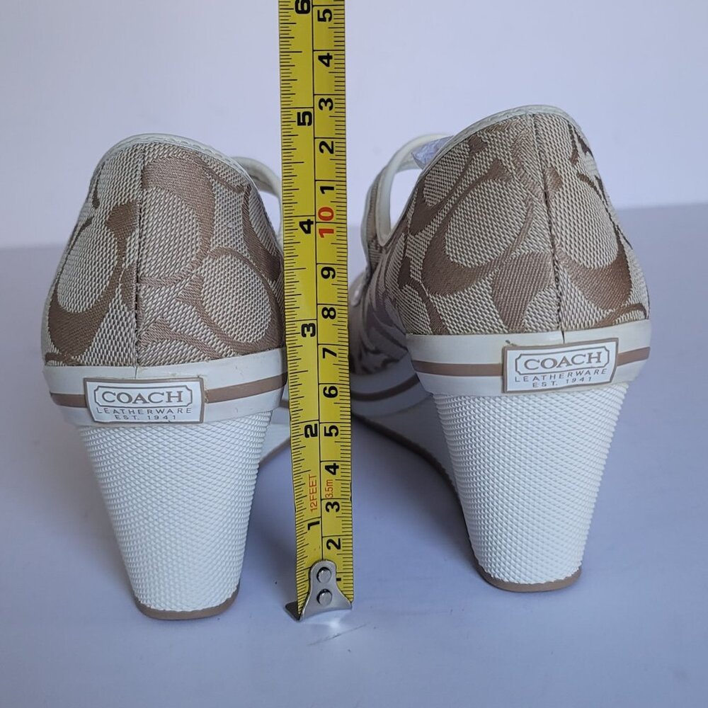 Coach A3245 Dannielyn Wedge Mary Jane Style Shoes NWOT. Size 7B - Picture 6 of 7